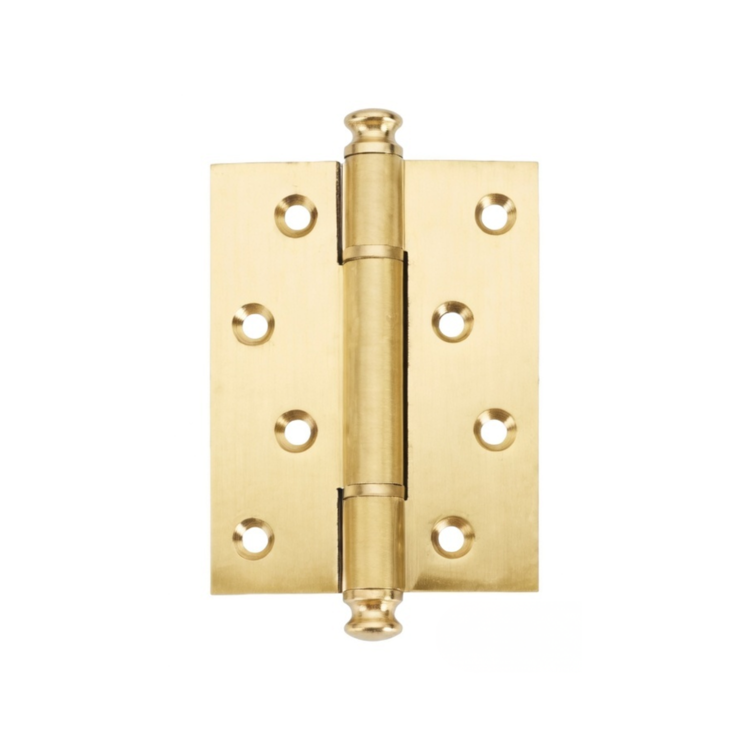 Plain Brass Butt Hinge — 4" or 5" H × 3.03" W