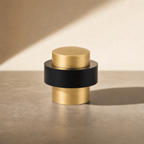 The Ravello - Ringed Brass Door Stop