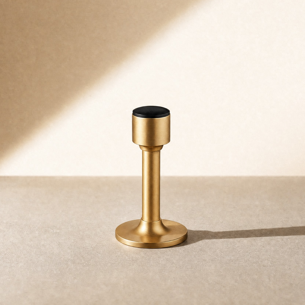 Column Brass Door Stop
