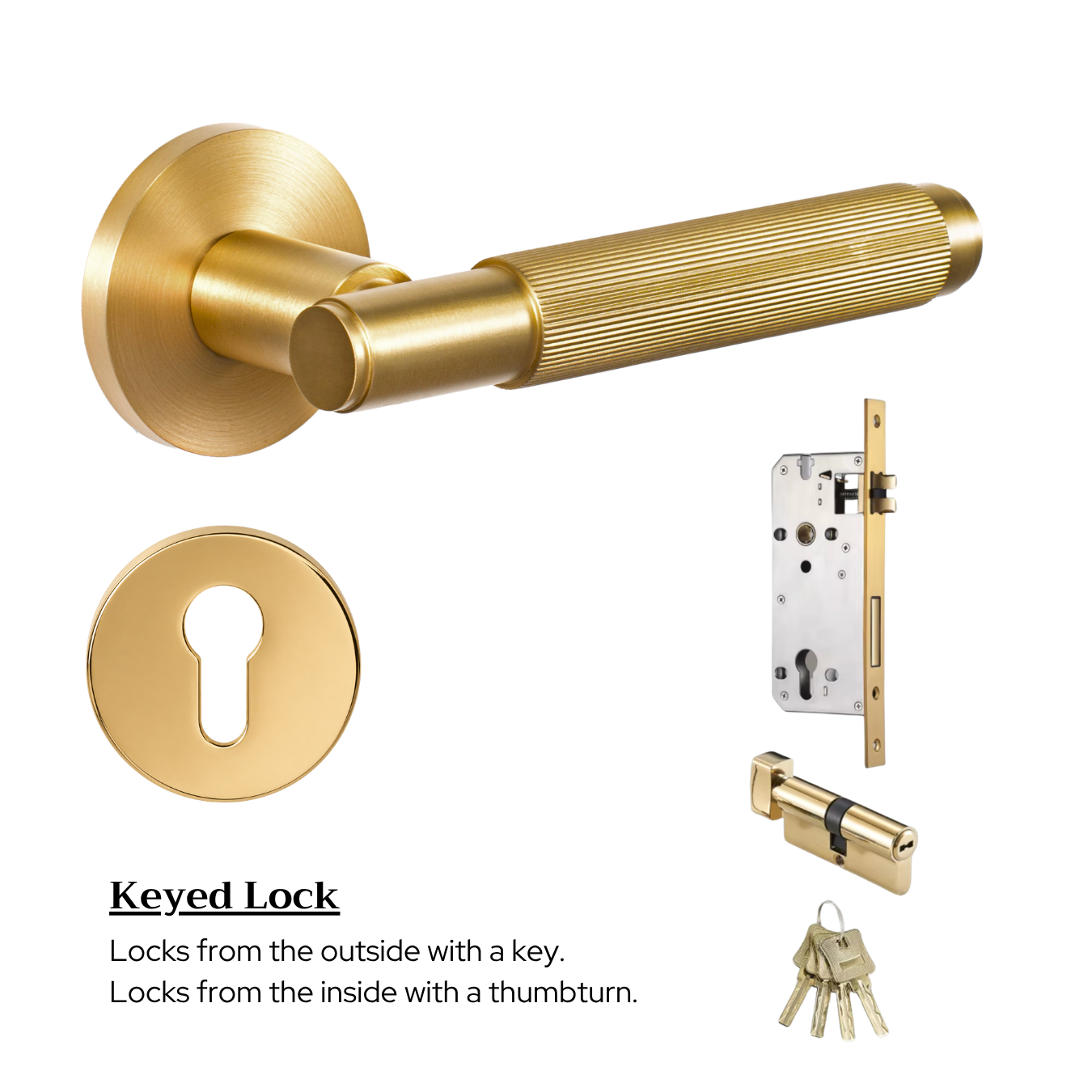 The Alcott — Reeded Handle