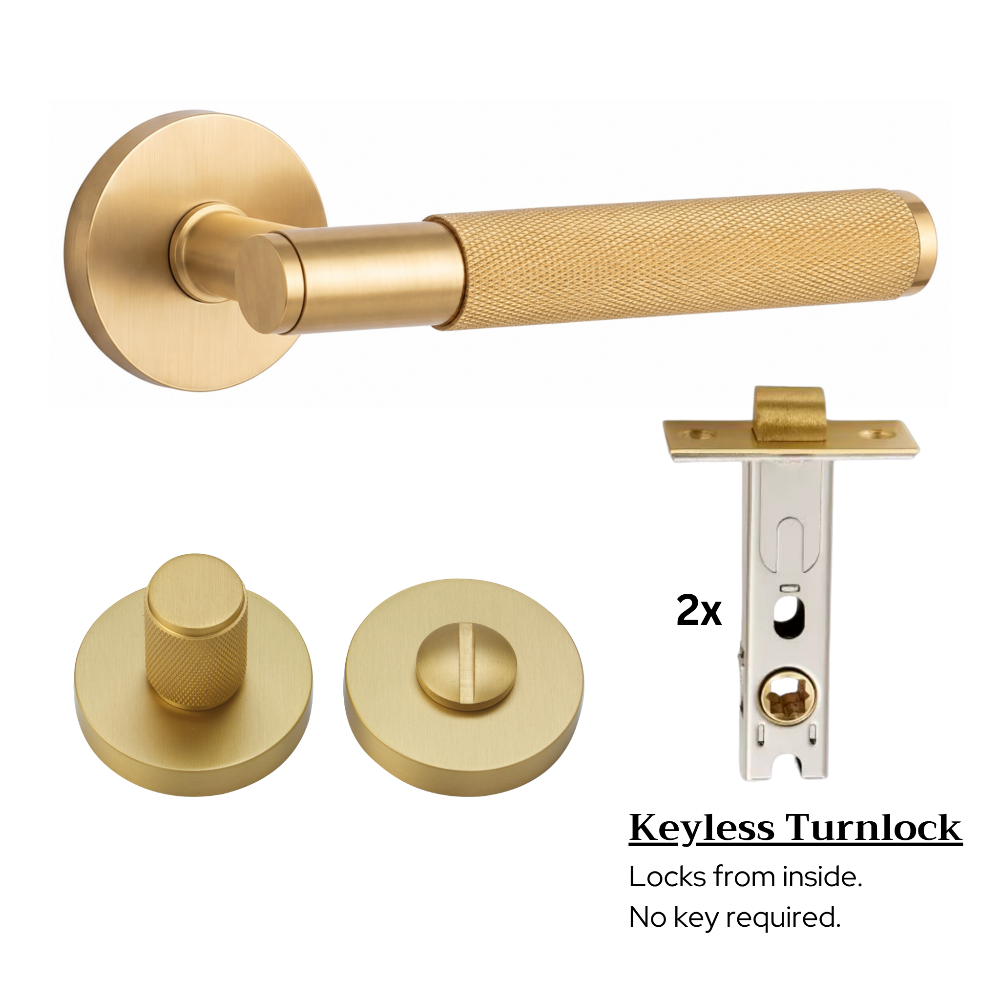 The Laurent Studio — Knurled Handle Set