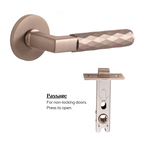 The Bristol — Faceted Solid Brass Handle Set