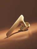 The Tilbury — Smooth Solid Brass Handle Set